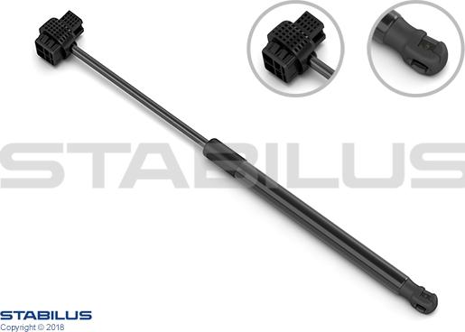 STABILUS 645787 - Kaasujousi, konepelti inparts.fi