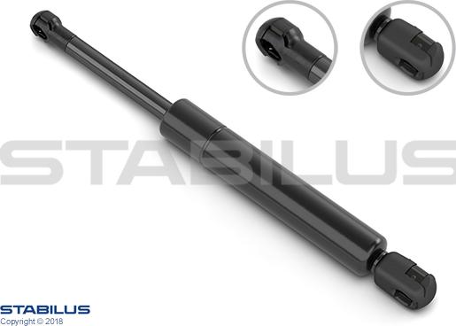 STABILUS 0728PB - Kaasujousi, kuomu inparts.fi