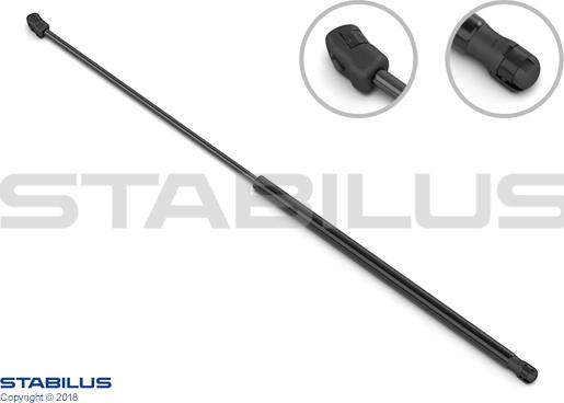 STABILUS 5001ZR - Kaasujousi, konepelti inparts.fi