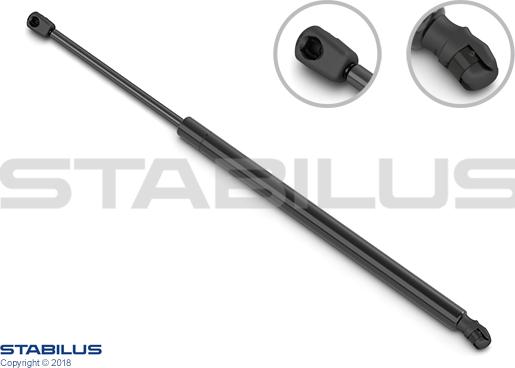 STABILUS 2574WP - Kaasujousi, tavaratila inparts.fi