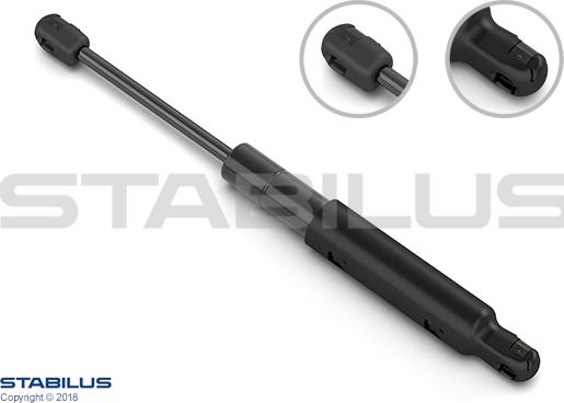 STABILUS 243079 - Kaasujousi, konepelti inparts.fi