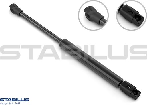 STABILUS 782504 - Kaasujousi, kuorma-alusta (tavaratila) inparts.fi