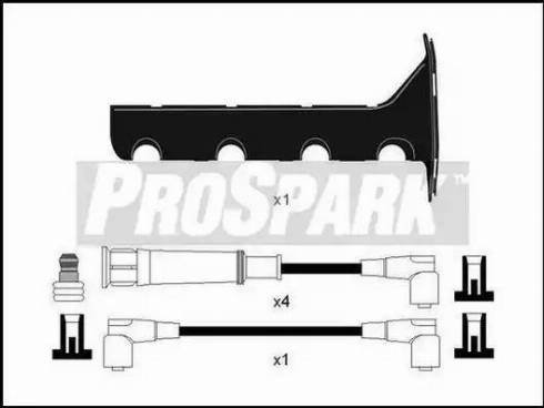 Standard OES511T - Sytytysjohtosarja inparts.fi