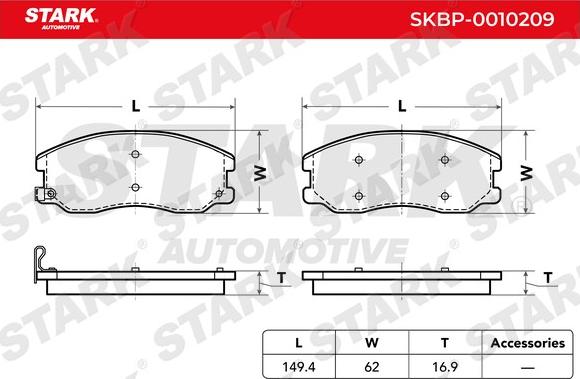 Stark SKBP-0010209 - Jarrupala, levyjarru inparts.fi