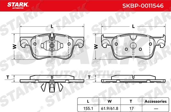 Stark SKBP-0011546 - Jarrupala, levyjarru inparts.fi