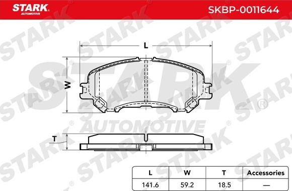 Stark SKBP-0011644 - Jarrupala, levyjarru inparts.fi