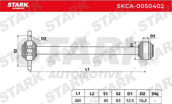 Stark SKCA-0050402 - Tanko, pyöränripustus inparts.fi