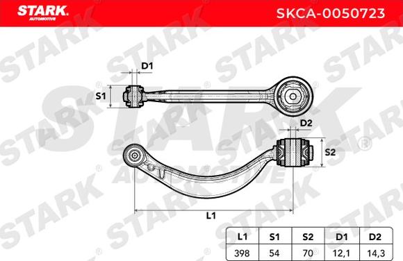 Stark SKCA-0050723 - Tukivarsi, pyöräntuenta inparts.fi