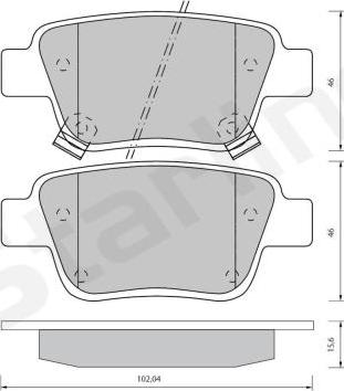 Magneti Marelli 363700203130 - Jarrupala, levyjarru inparts.fi