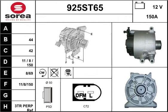 STARTCAR 925ST65 - Laturi inparts.fi