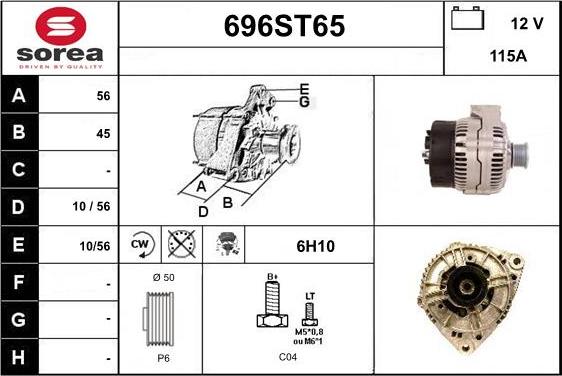 STARTCAR 696ST65 - Laturi inparts.fi