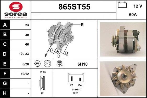 STARTCAR 865ST55 - Laturi inparts.fi