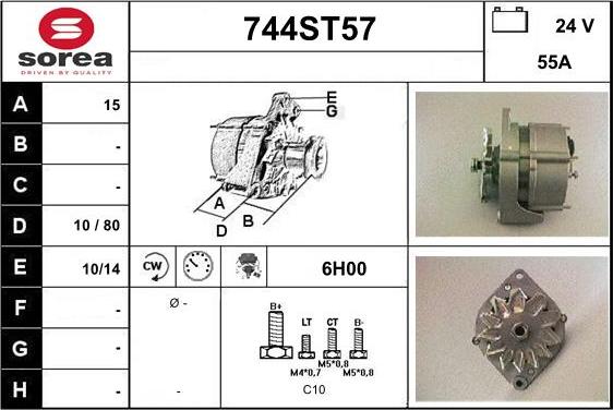 STARTCAR 744ST57 - Laturi inparts.fi