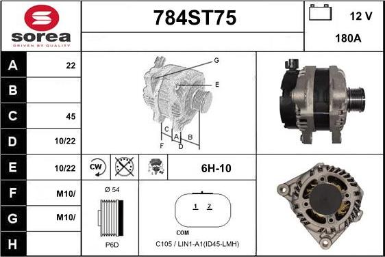 STARTCAR 784ST75 - Laturi inparts.fi