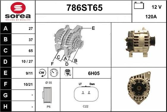 STARTCAR 786ST65 - Laturi inparts.fi