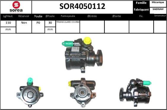 STARTCAR SOR4050112 - Hydrauliikkapumppu, ohjaus inparts.fi