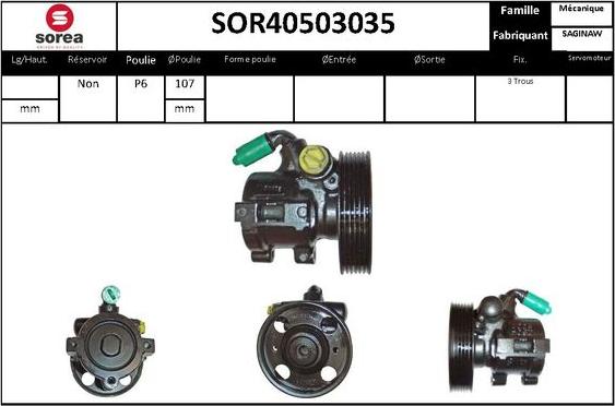 STARTCAR SOR40503035 - Hydrauliikkapumppu, ohjaus inparts.fi