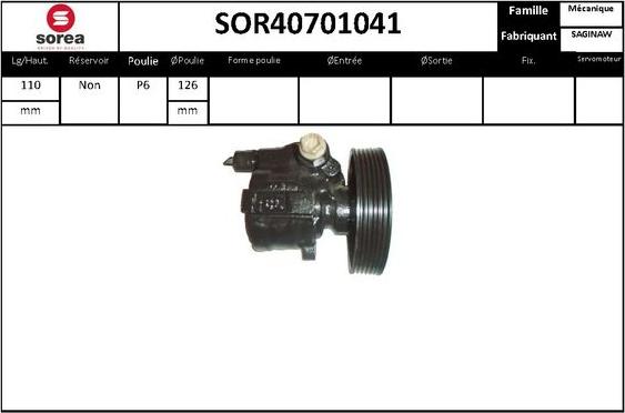 STARTCAR SOR40701041 - Hydrauliikkapumppu, ohjaus inparts.fi