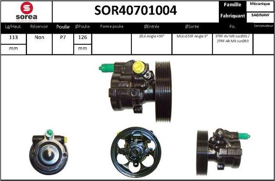 STARTCAR SOR40701004 - Hydrauliikkapumppu, ohjaus inparts.fi