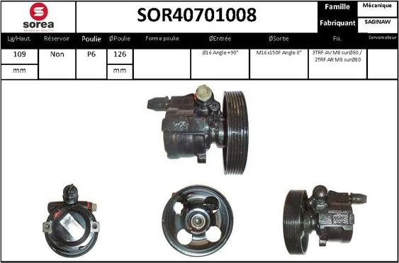 STARTCAR SOR40701008 - Hydrauliikkapumppu, ohjaus inparts.fi