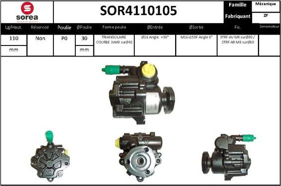 STARTCAR SOR4110105 - Hydrauliikkapumppu, ohjaus inparts.fi