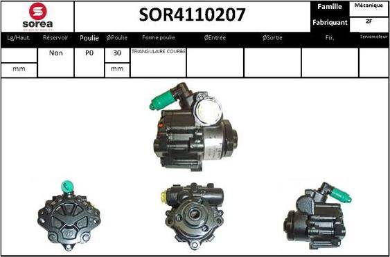 STARTCAR SOR4110207 - Hydrauliikkapumppu, ohjaus inparts.fi