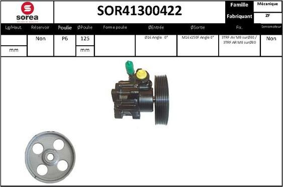 STARTCAR SOR41300422 - Hydrauliikkapumppu, ohjaus inparts.fi