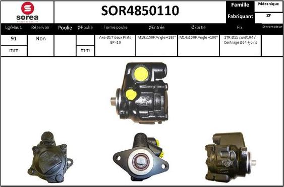 STARTCAR SOR4850110 - Hydrauliikkapumppu, ohjaus inparts.fi