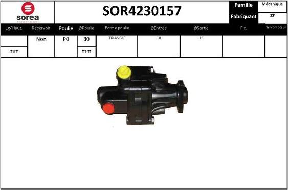 STARTCAR SOR4230157 - Hydrauliikkapumppu, ohjaus inparts.fi