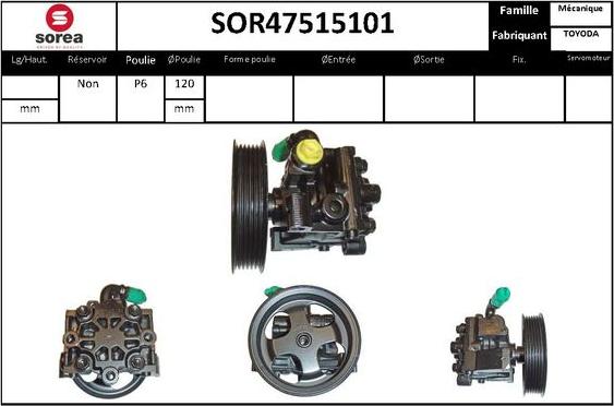 STARTCAR SOR47515101 - Hydrauliikkapumppu, ohjaus inparts.fi