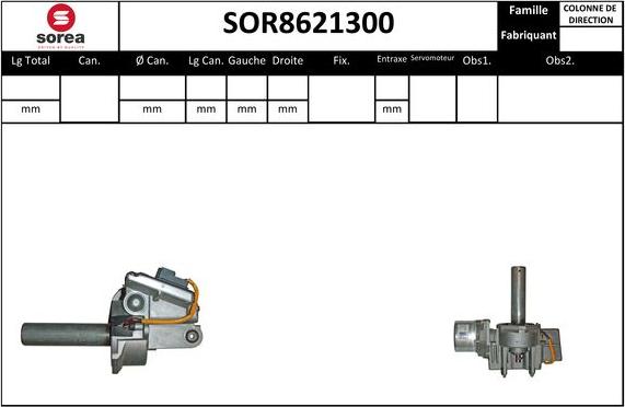 STARTCAR SOR8621300 - Ohjauspylväs inparts.fi