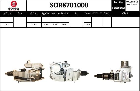 STARTCAR SOR8701000 - Ohjauspylväs inparts.fi