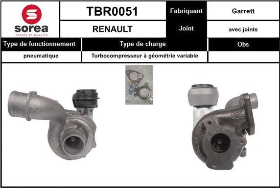 STARTCAR TBR0051 - Ahdin inparts.fi