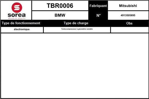 STARTCAR TBR0006 - Ahdin inparts.fi