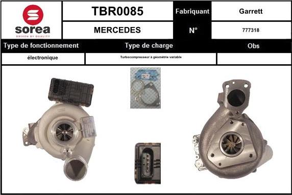 STARTCAR TBR0085 - Ahdin inparts.fi