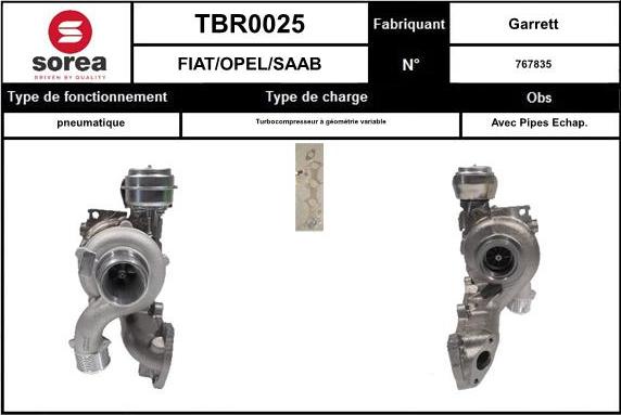 STARTCAR TBR0025 - Ahdin inparts.fi