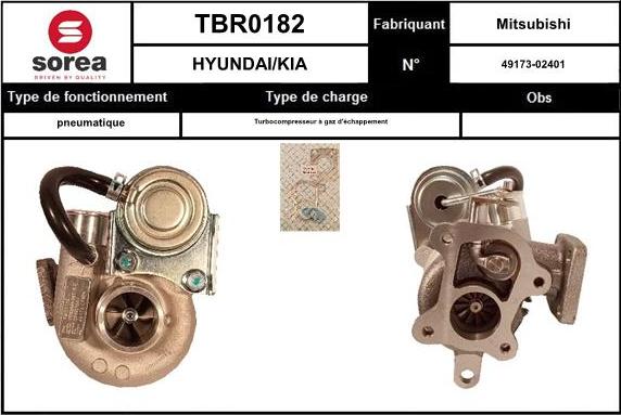 STARTCAR TBR0182 - Ahdin inparts.fi