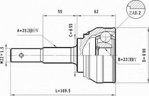 Statim C.549 - Nivelsarja, vetoakseli inparts.fi