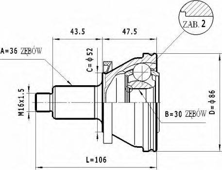 Statim C.011 - Nivelsarja, vetoakseli inparts.fi