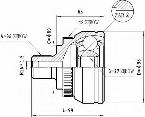 Statim C.312 - Nivelsarja, vetoakseli inparts.fi