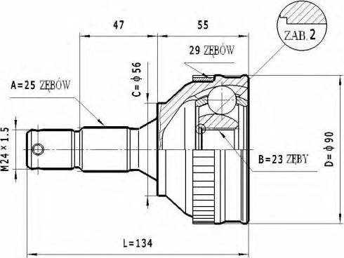 Statim C.264 - Nivelsarja, vetoakseli inparts.fi