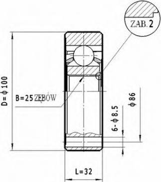 Statim CW.040 - Nivelsarja, vetoakseli inparts.fi