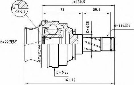 Statim CW.030 - Nivelsarja, vetoakseli inparts.fi