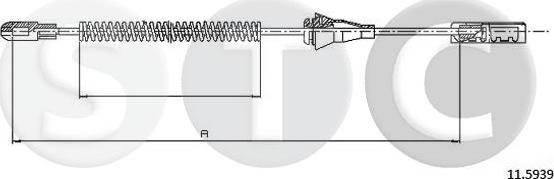 STC T482545 - Vaijeri, seisontajarru inparts.fi