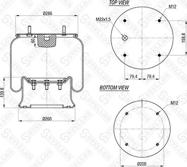 Stellox 90-08101-SX - Metallipalje, ilmajousitus inparts.fi