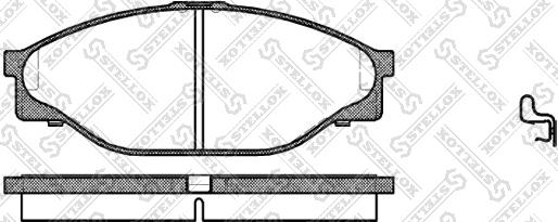 Stellox 423 020-SX - Jarrupala, levyjarru inparts.fi