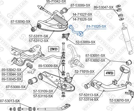 Stellox 51-71025-SX - Raidetangon pää inparts.fi