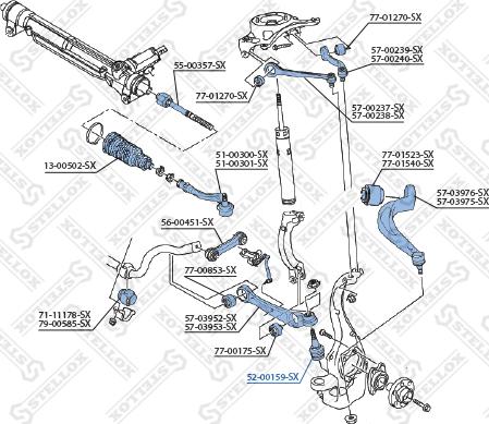 Stellox 52-00159-SX - Pallonivel inparts.fi