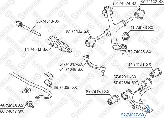 Stellox 52-74027-SX - Pallonivel inparts.fi