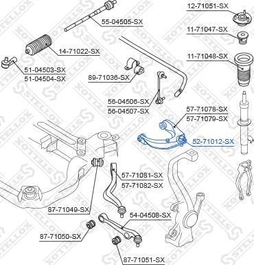 Stellox 52-71012-SX - Pallonivel inparts.fi